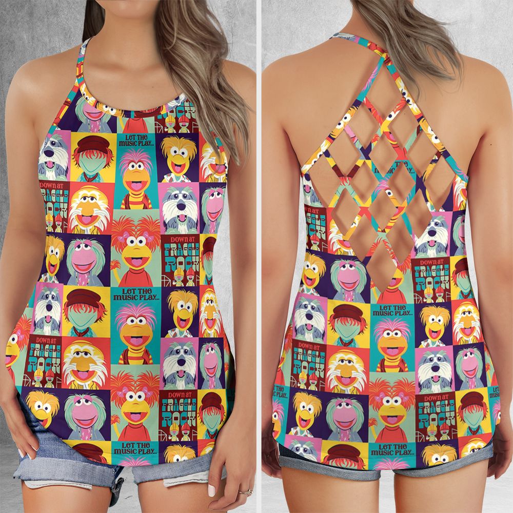 Criss Cross Tank Top - C1VA1BFF -  - 1