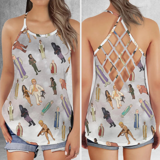 Criss Cross Tank Top - U1SKE59G