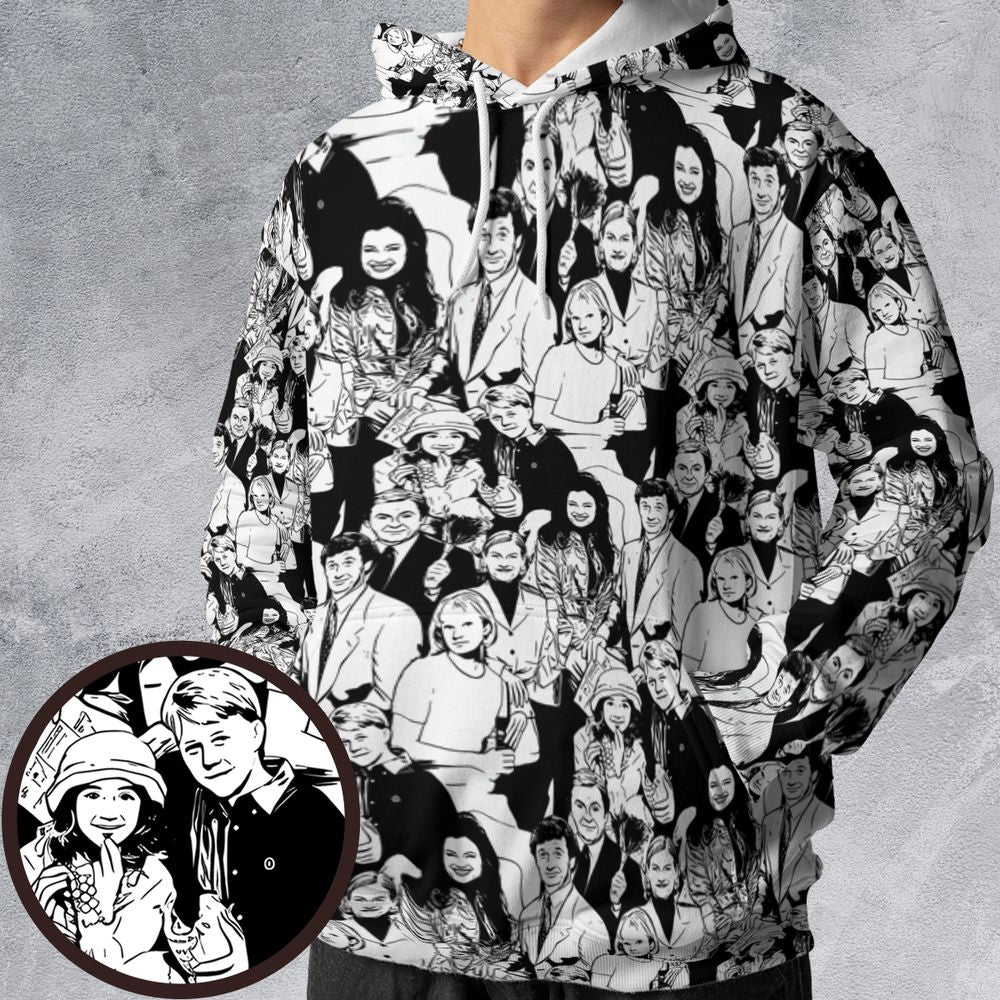 All-over Print Hoodie - A17PR3TY -  - 1