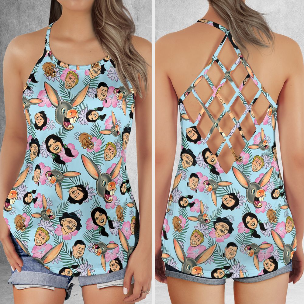 Criss Cross Tank Top - QXQKAXPF -  - 1
