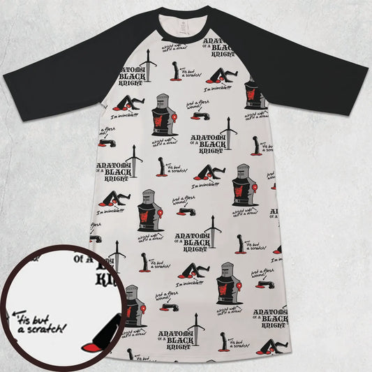 3/4 Sleeve Raglan Dress - 578XQ4MZ
