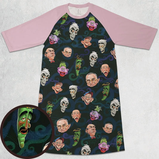 3/4 Sleeve Raglan Dress - F1LDGJAC