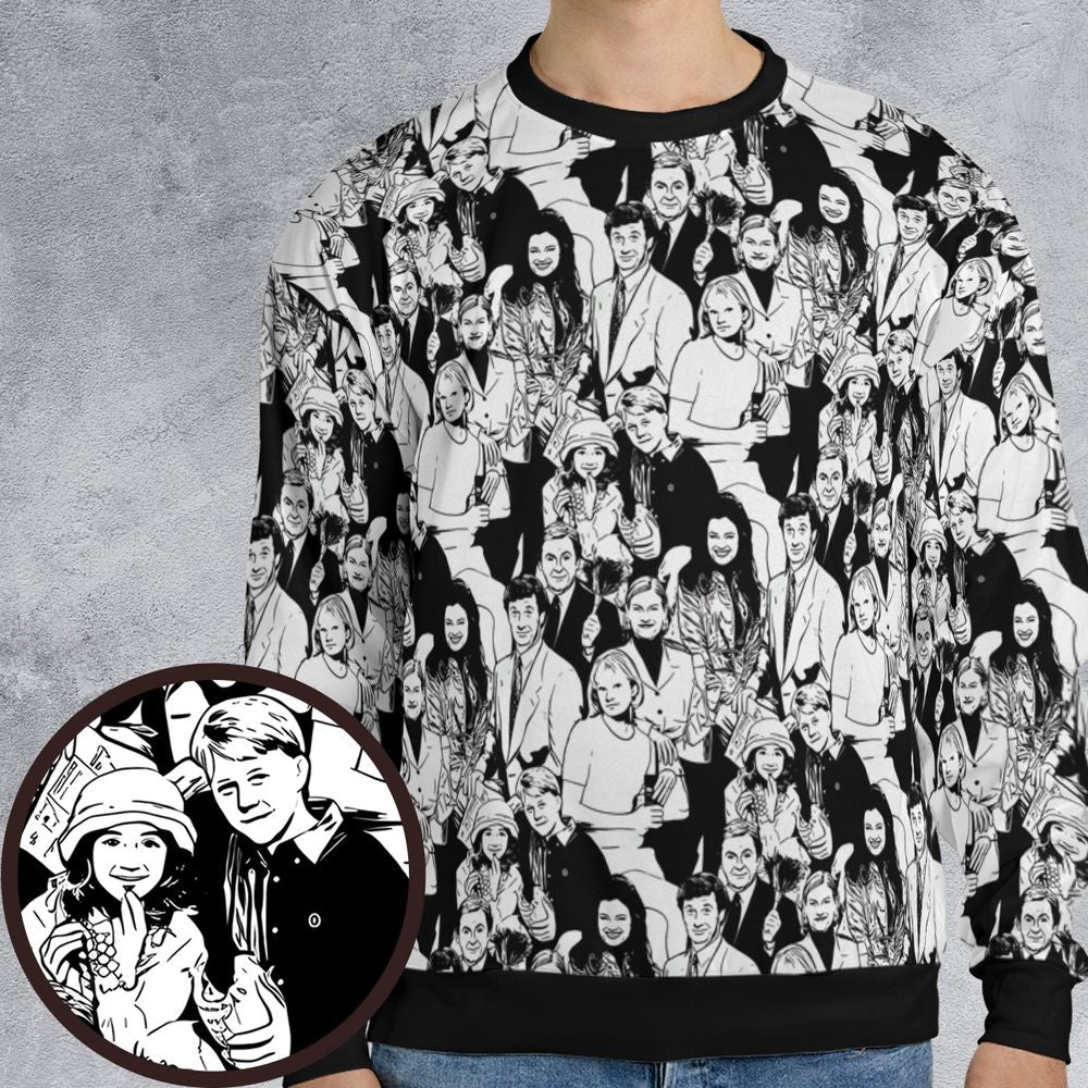 All-over Print Sweatshirt - R2UW318P -  - 1