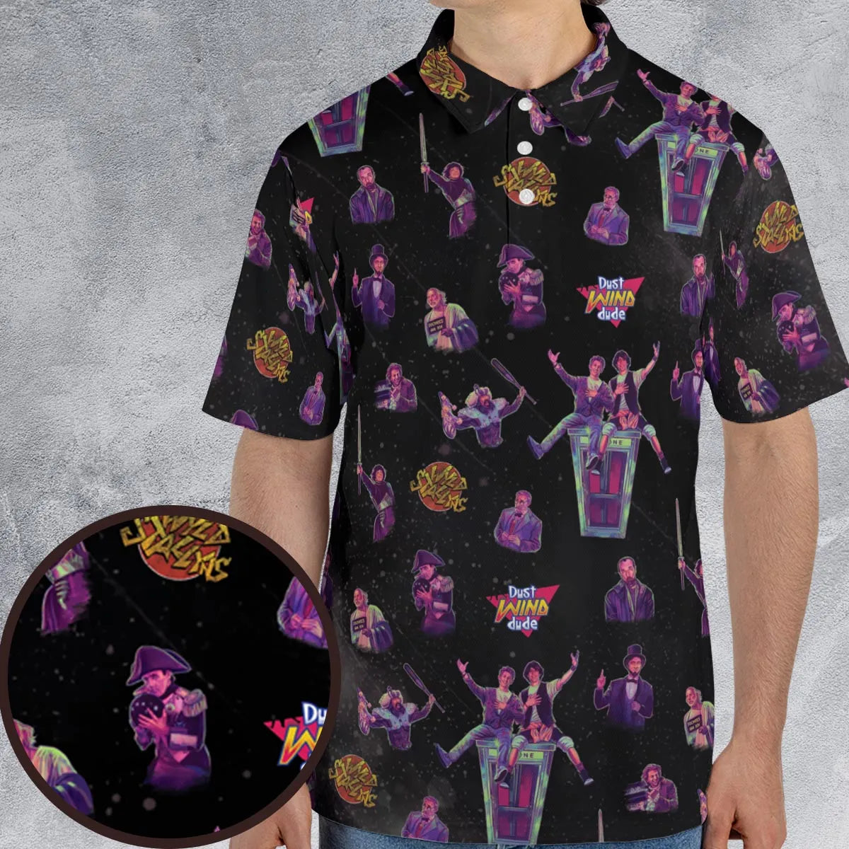 AOP Men/Women Polo Shirt - JHBZTDJZ