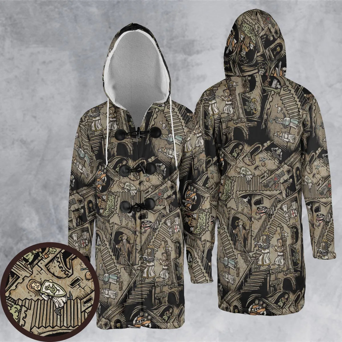 Hooded Cloak Coat - YP5ADDJJ