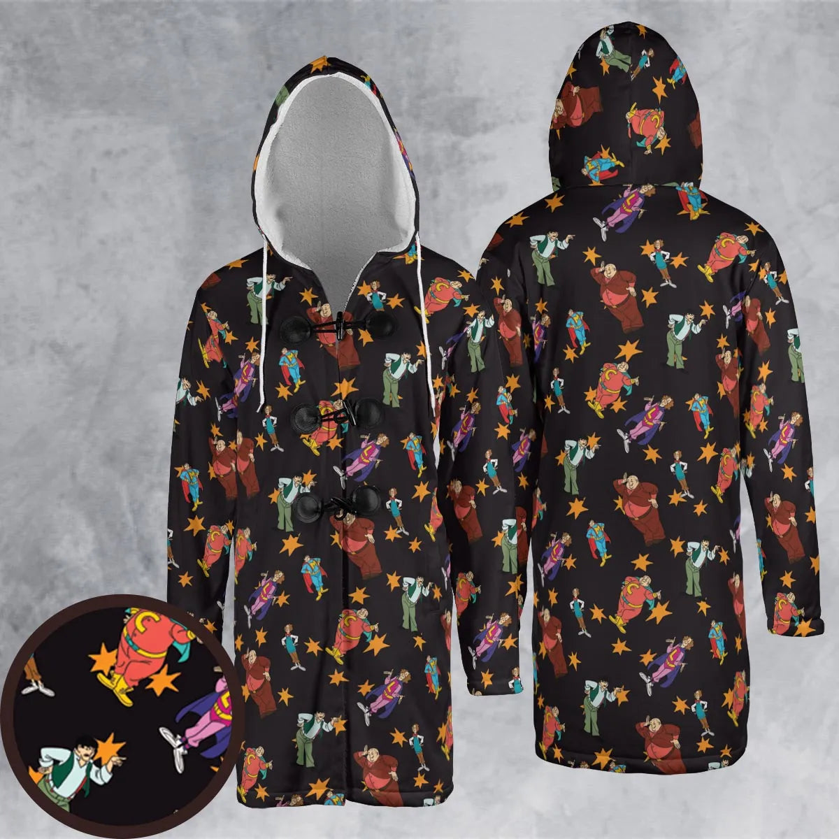 Hooded Cloak Coat - VG58UZ33