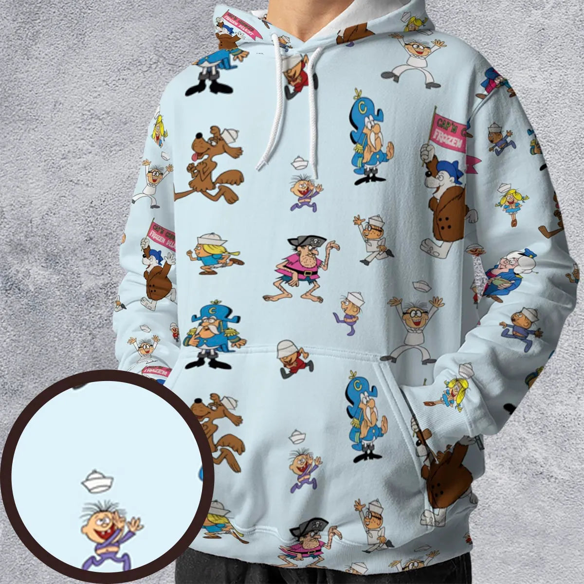 All-over Print Hoodie - D2K7VRXQ