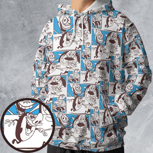 All-over Print Hoodie - NE8Q9XTP -  - 1