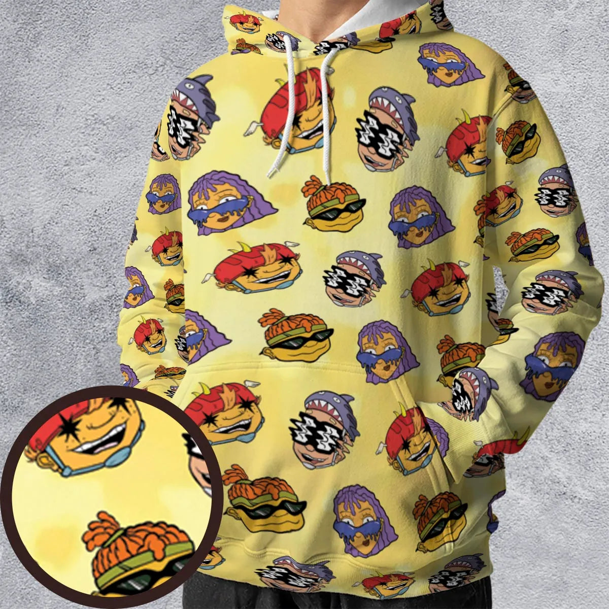 All-over Print Hoodie - Y88ZW5EM