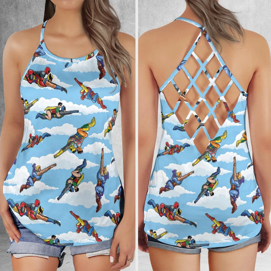 Criss Cross Tank Top - W9E626WK