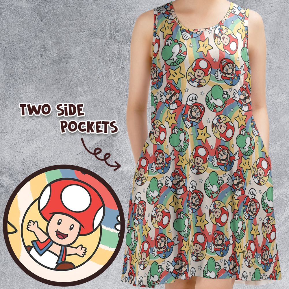 Mario seamless pattern -  - 1