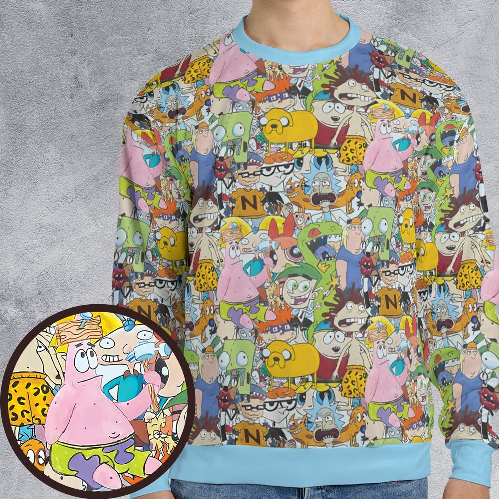 All-over Print Sweatshirt - SZC2ASBH -  - 1