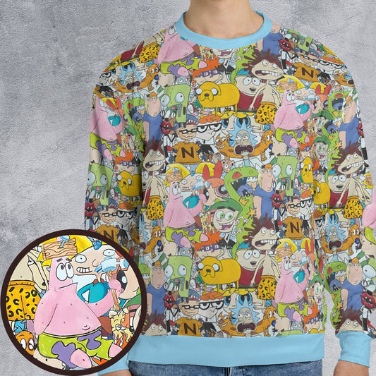All-over Print Sweatshirt - SZC2ASBH -  - 1