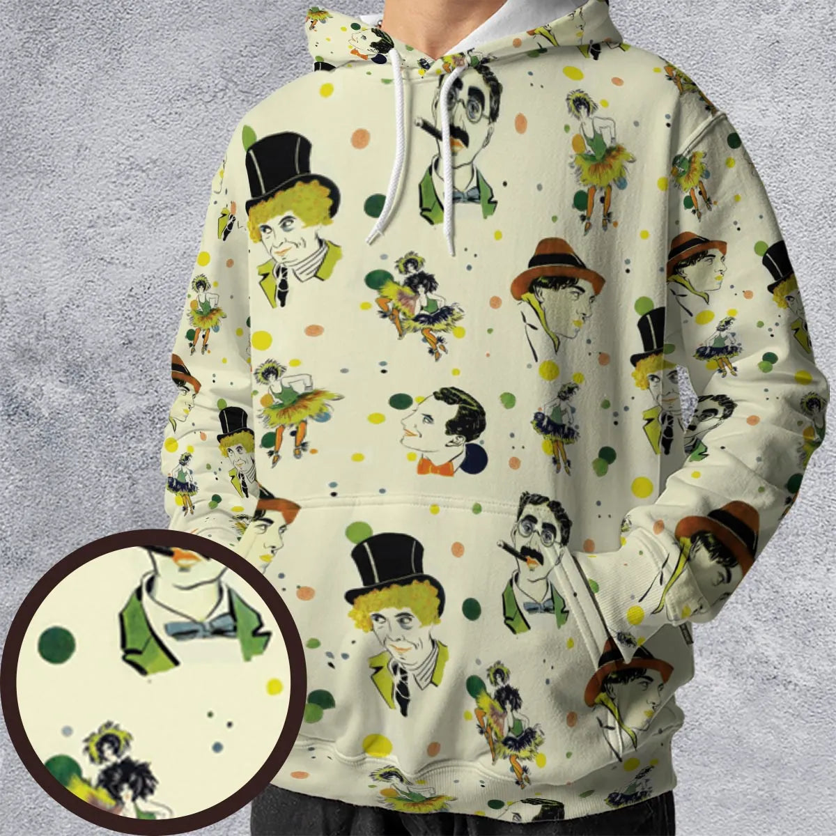 All-over Print Hoodie - HZ4ATJT9