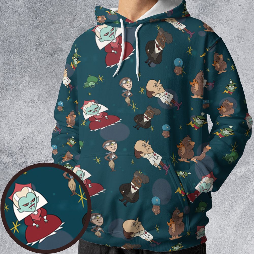 All-over Print Hoodie - 936JSFSH -  - 1