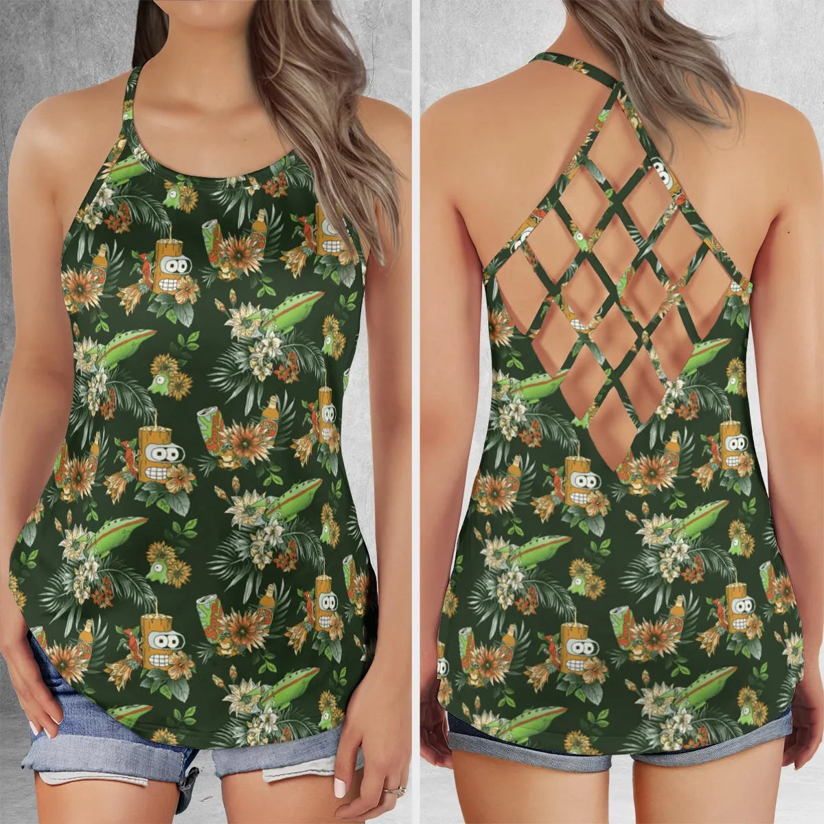 Criss Cross Tank Top - 9JJ9YNXJ
