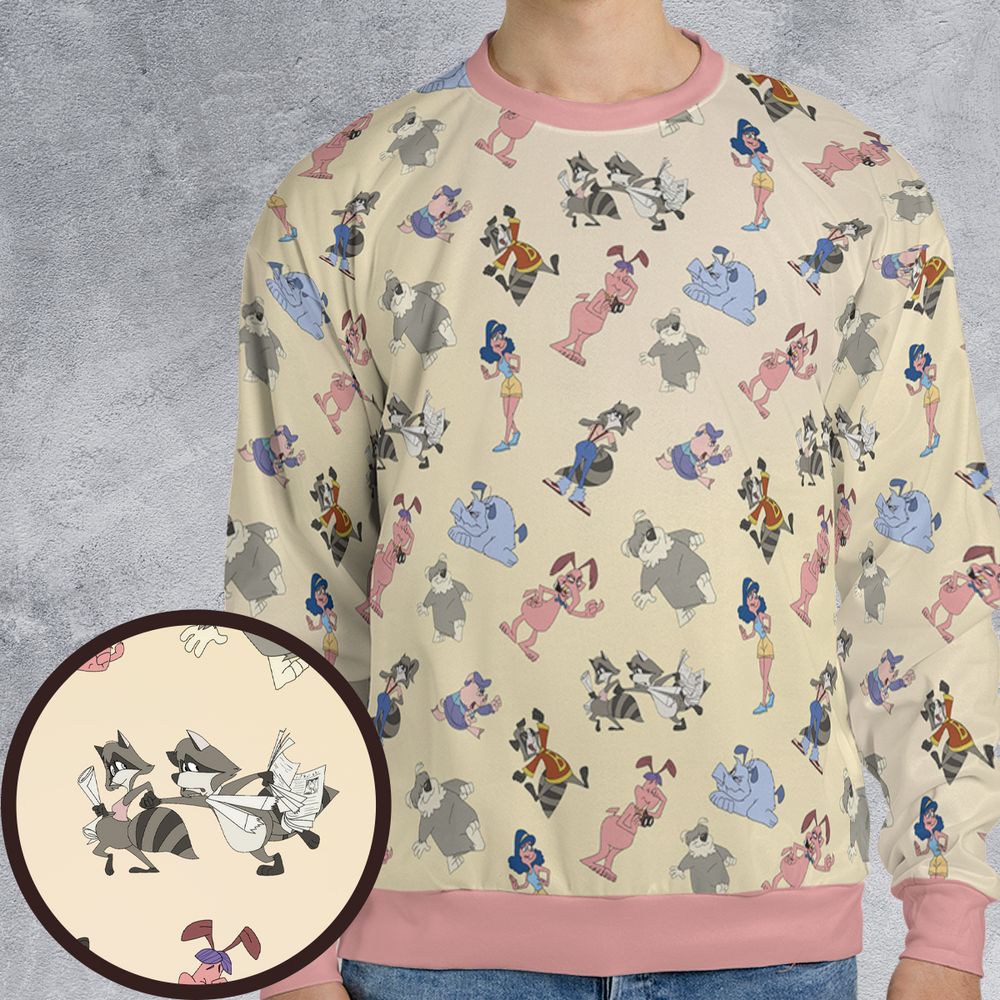 All-over Print Sweatshirt - 4ZE526EB -  - 1