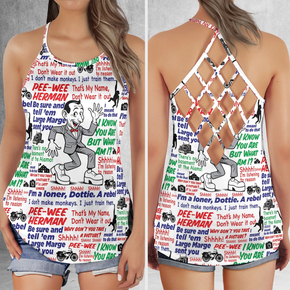 Criss Cross Tank Top - 6AZZUZ4W -  - 1