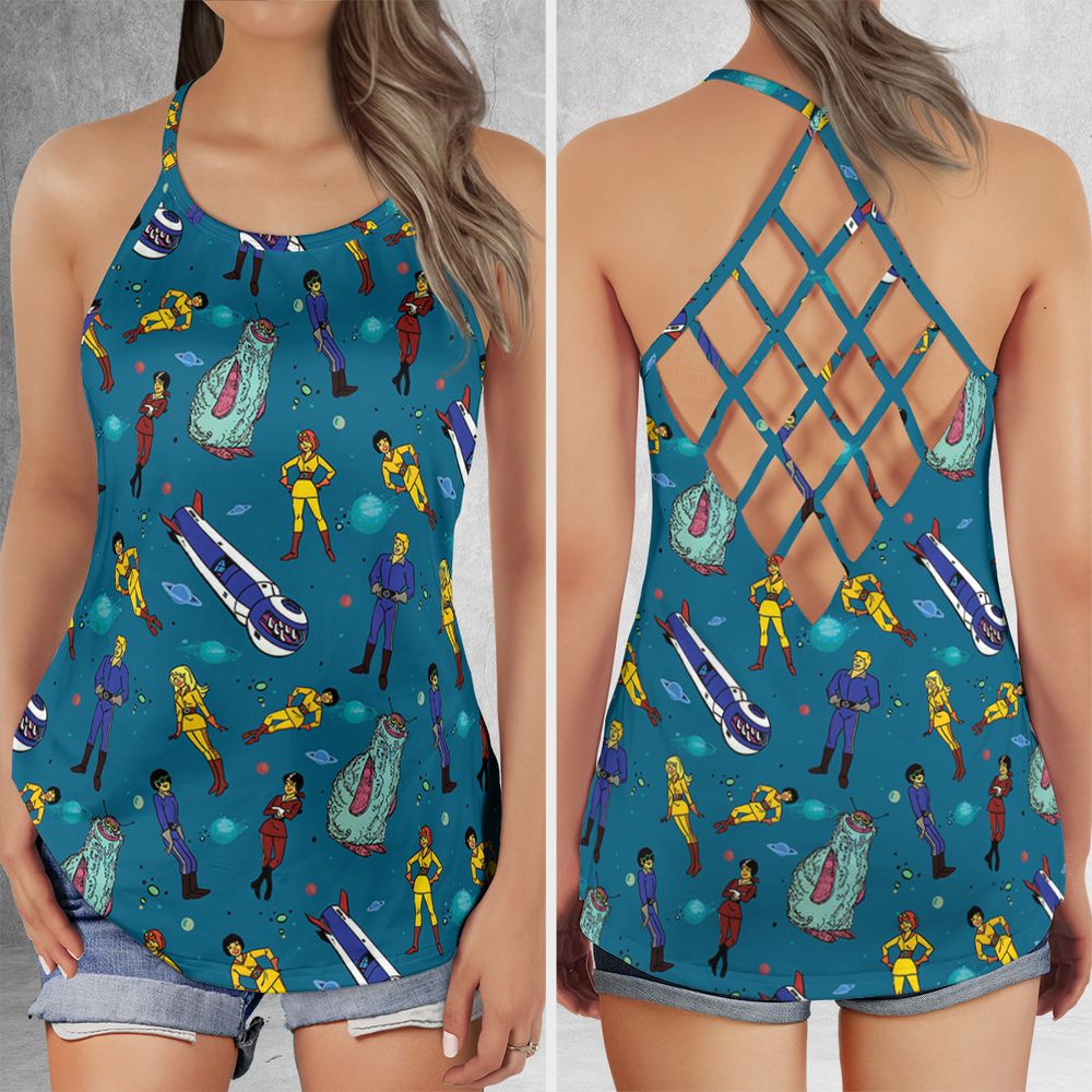 Criss Cross Tank Top - AHL8G4VU -  - 1