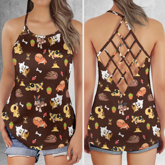 Criss Cross Tank Top - A5HH3NXD