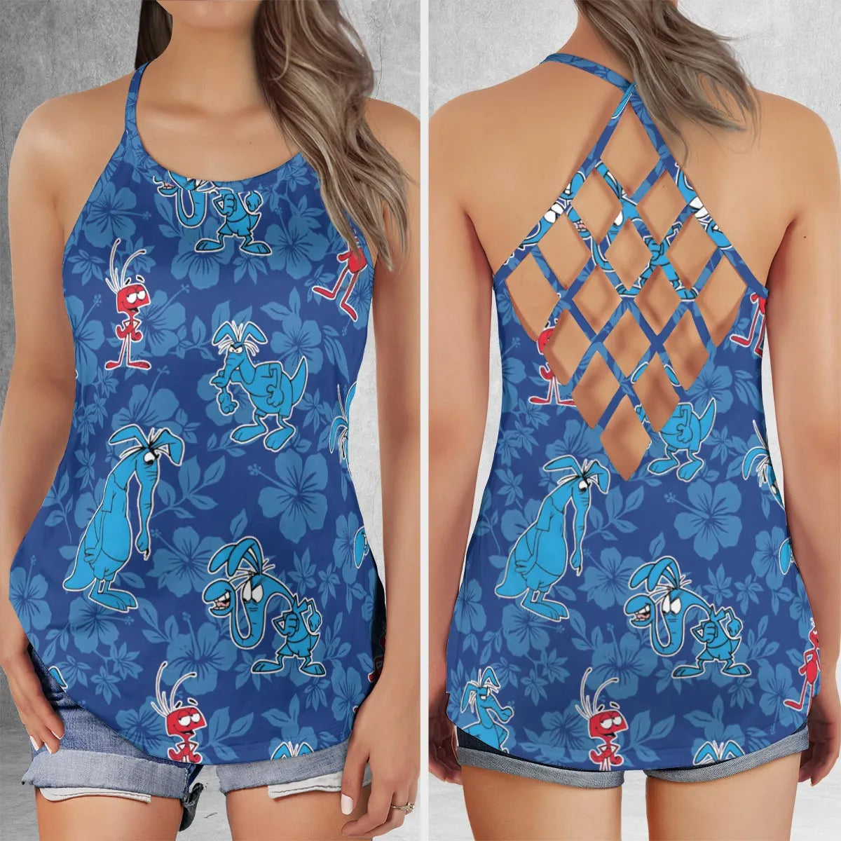 Criss Cross Tank Top - 75SYVC5N