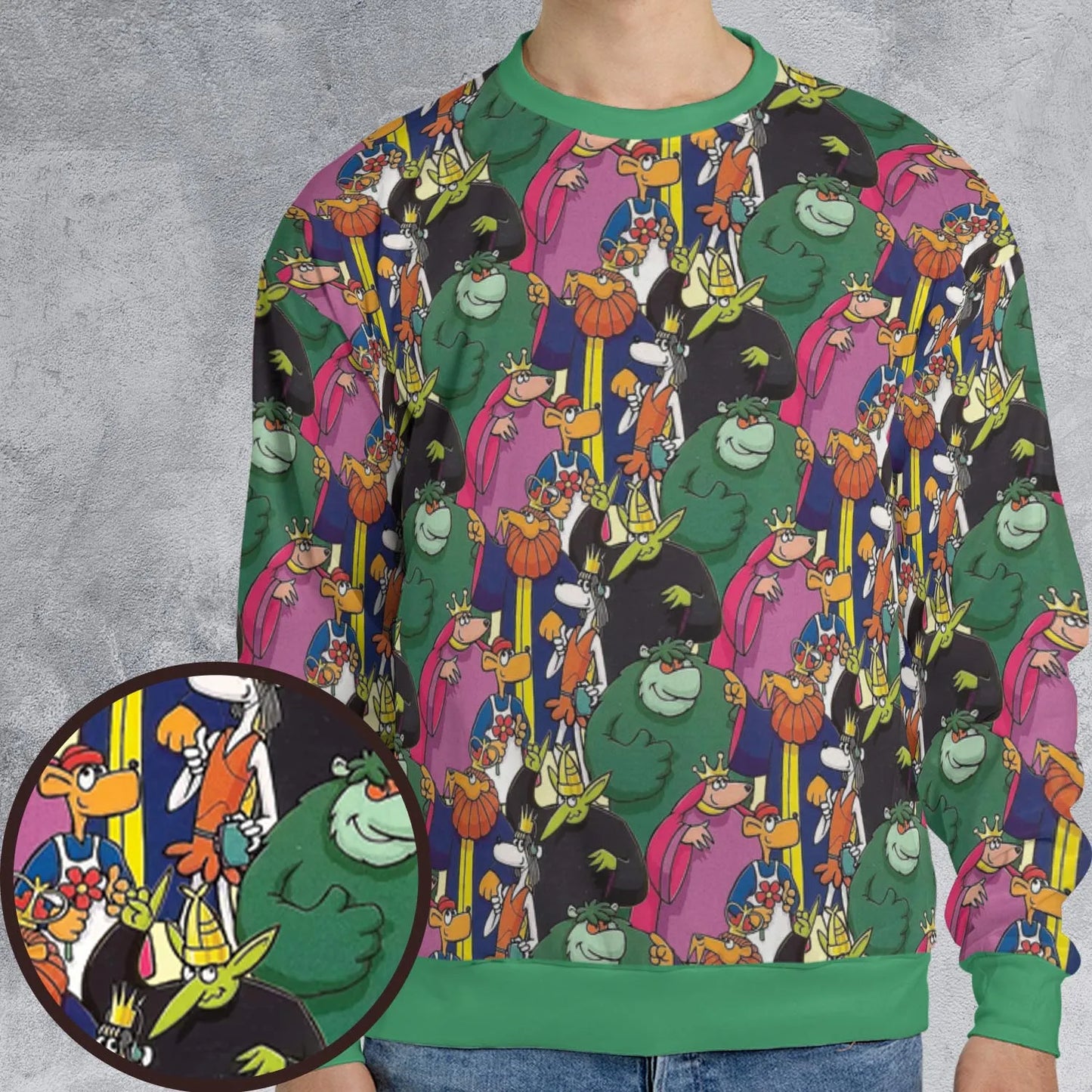 All-over Print Sweatshirt - UXLSAVSF