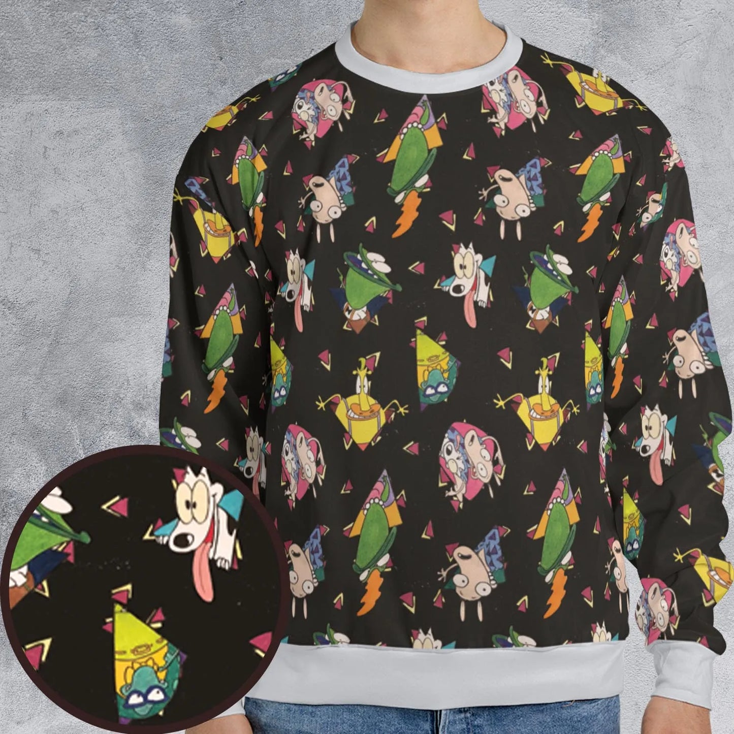 All-over Print Sweatshirt - 4LJ7LNPK