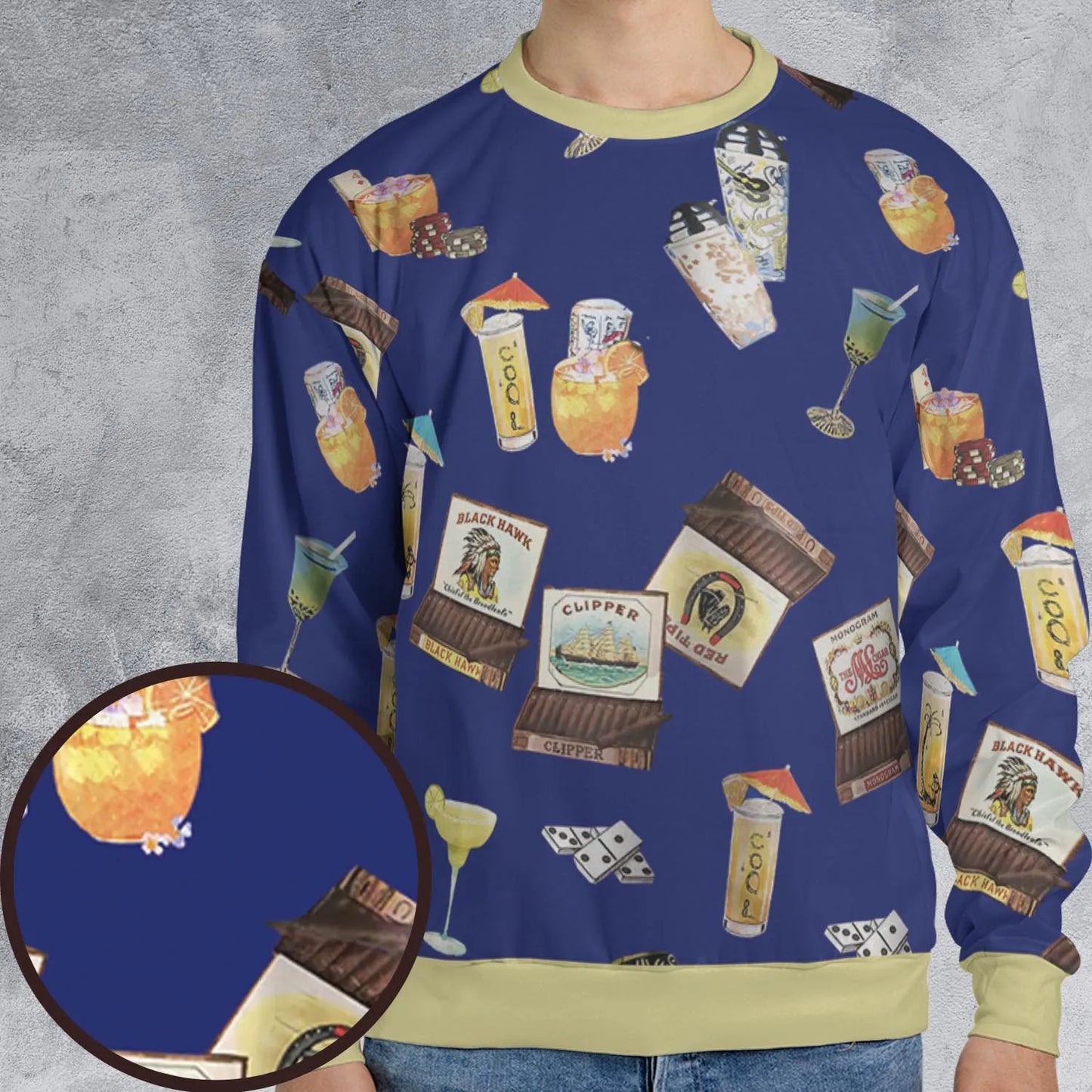 All-over Print Sweatshirt - 5L78QD3W
