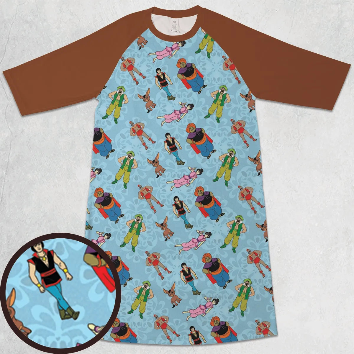 3/4 Sleeve Raglan Dress - MVR28CDK