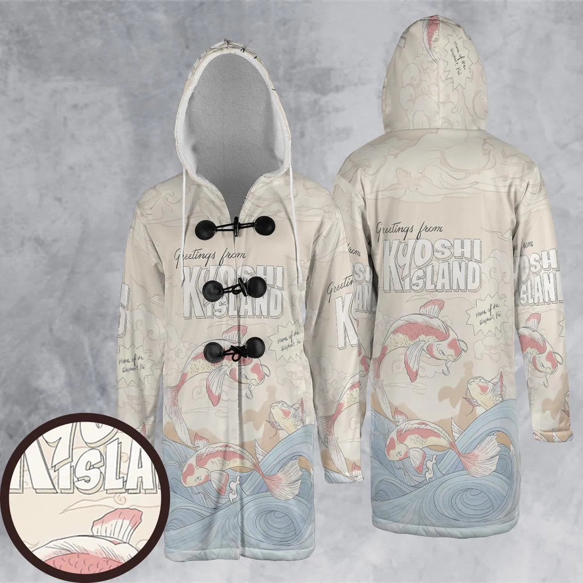Hooded Cloak Coat - N3JAFGZB