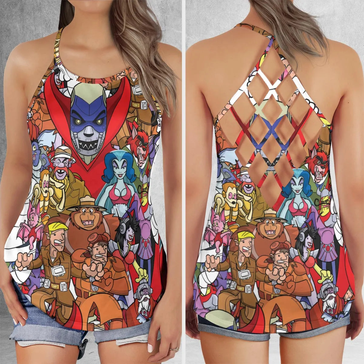 Criss Cross Tank Top - VFVZ2MBU