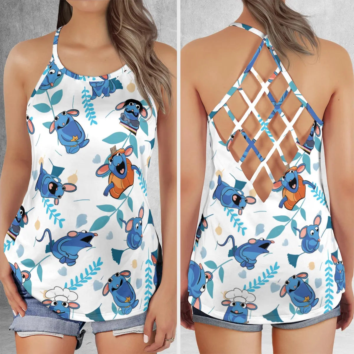Criss Cross Tank Top - JG4VWZGT