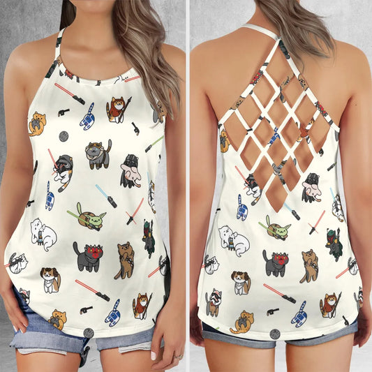 Criss Cross Tank Top - L2CVW5K9