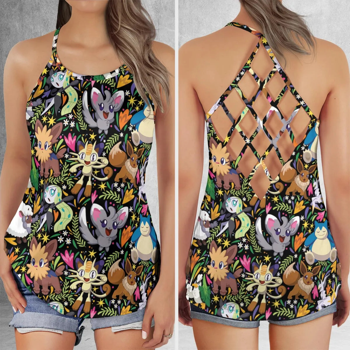 Criss Cross Tank Top - PPWSMSJF