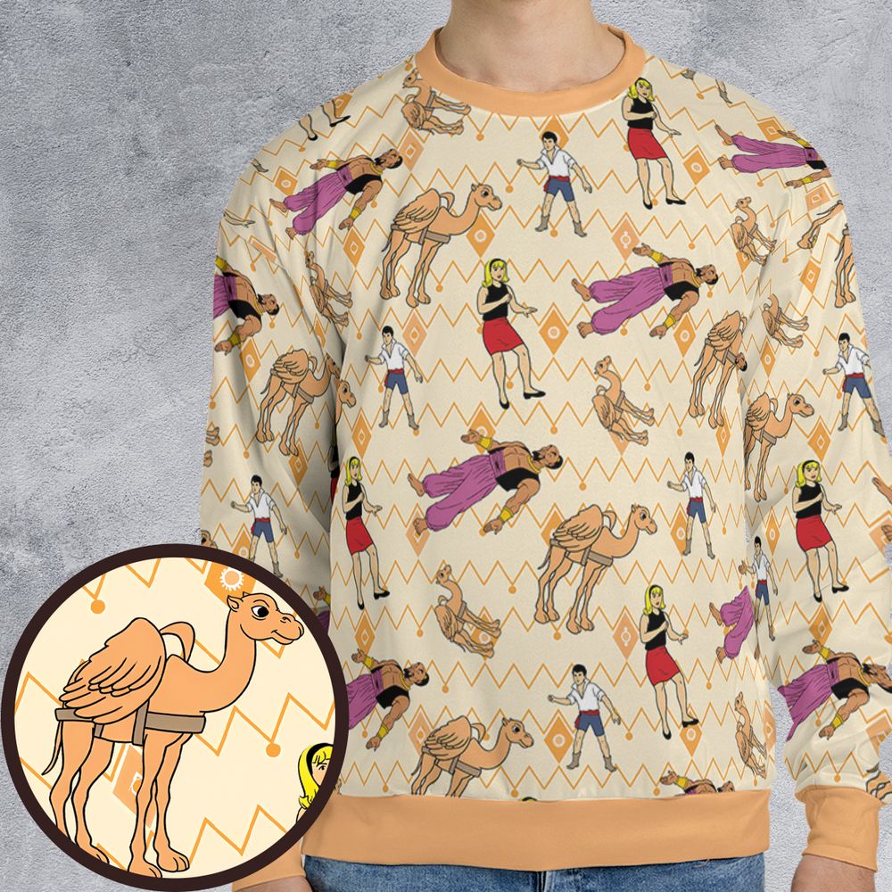 All-over Print Sweatshirt - 7FAQTGT6 -  - 1