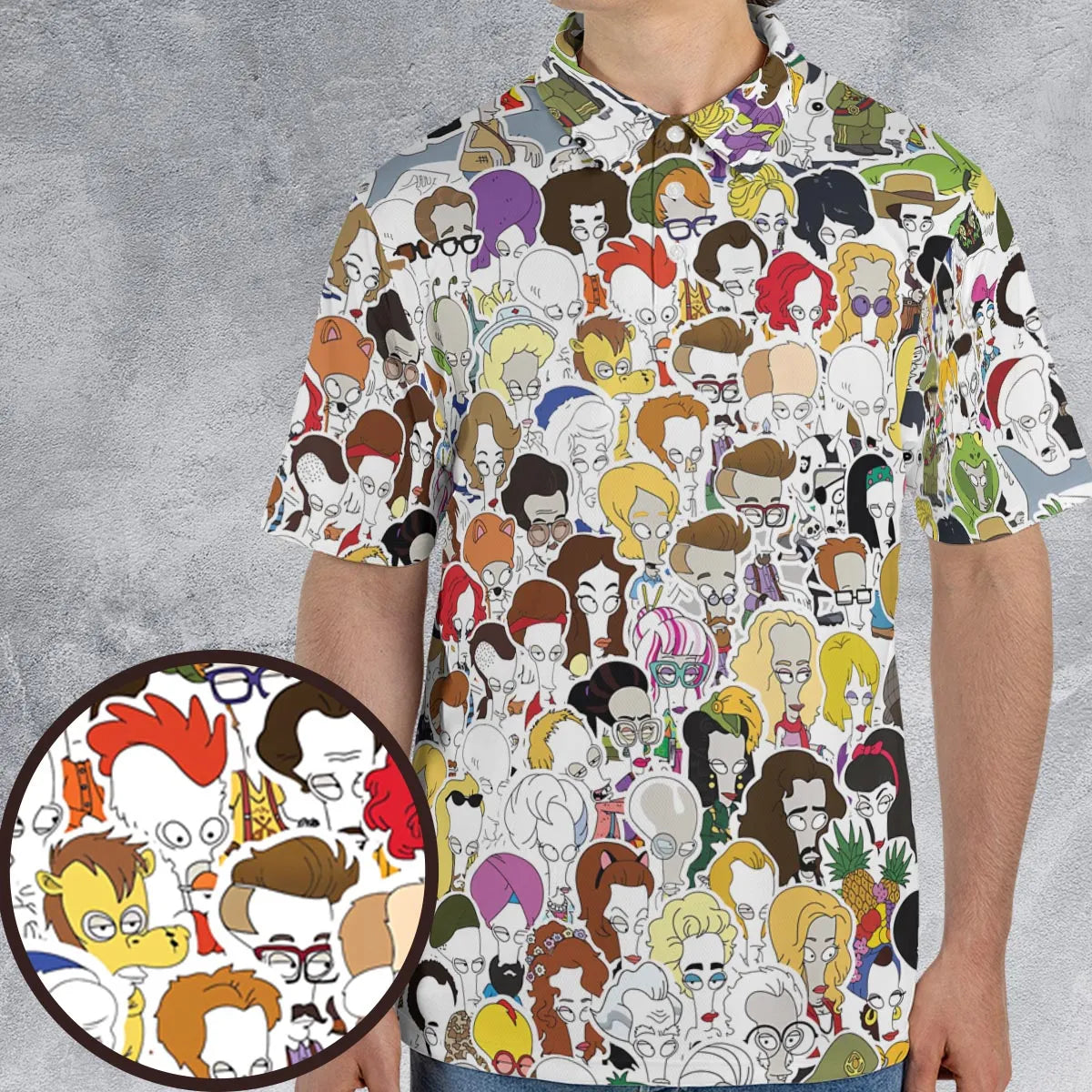 AOP Men/Women Polo Shirt - FUBTDJEK