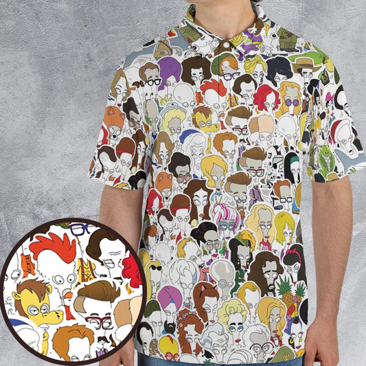 AOP Men/Women Polo Shirt - FUBTDJEK