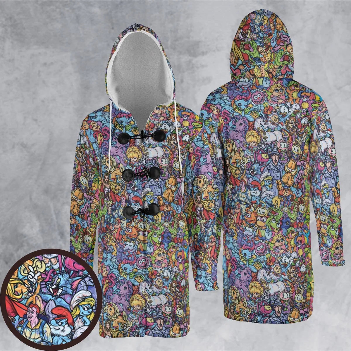 Hooded Cloak Coat - XFAF8E7B