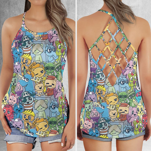 Criss Cross Tank Top - F886G53D -  - 1
