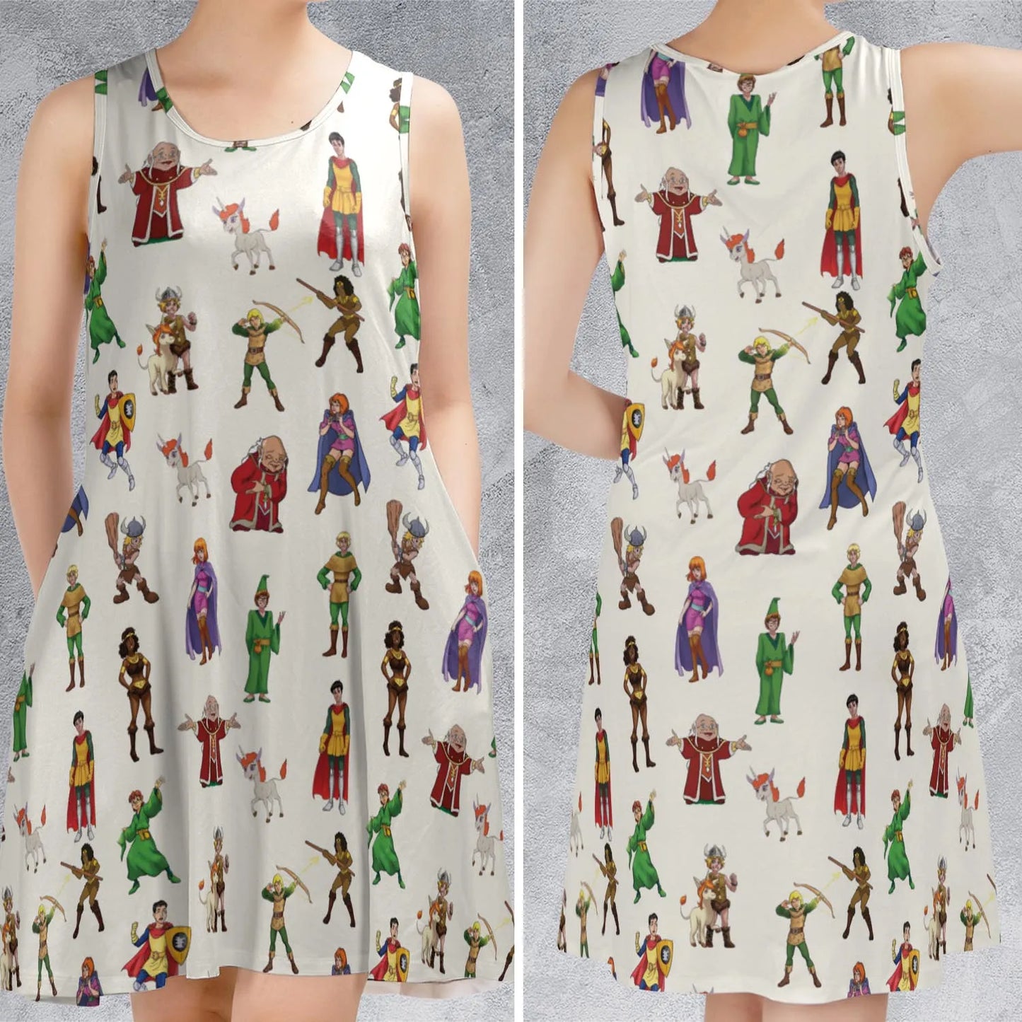 Sleeveless Dress - BZKXZKCR