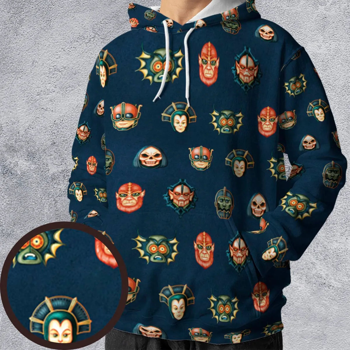 All-over Print Hoodie - 9CTCXRSB