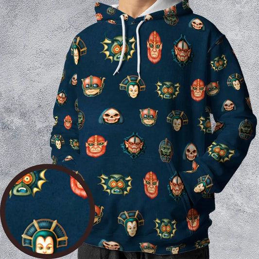 All-over Print Hoodie - 9CTCXRSB