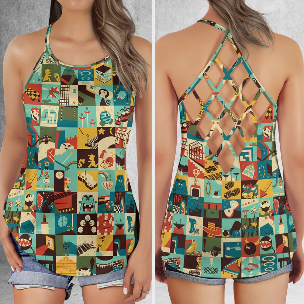 Criss Cross Tank Top - H458JQDK -  - 1