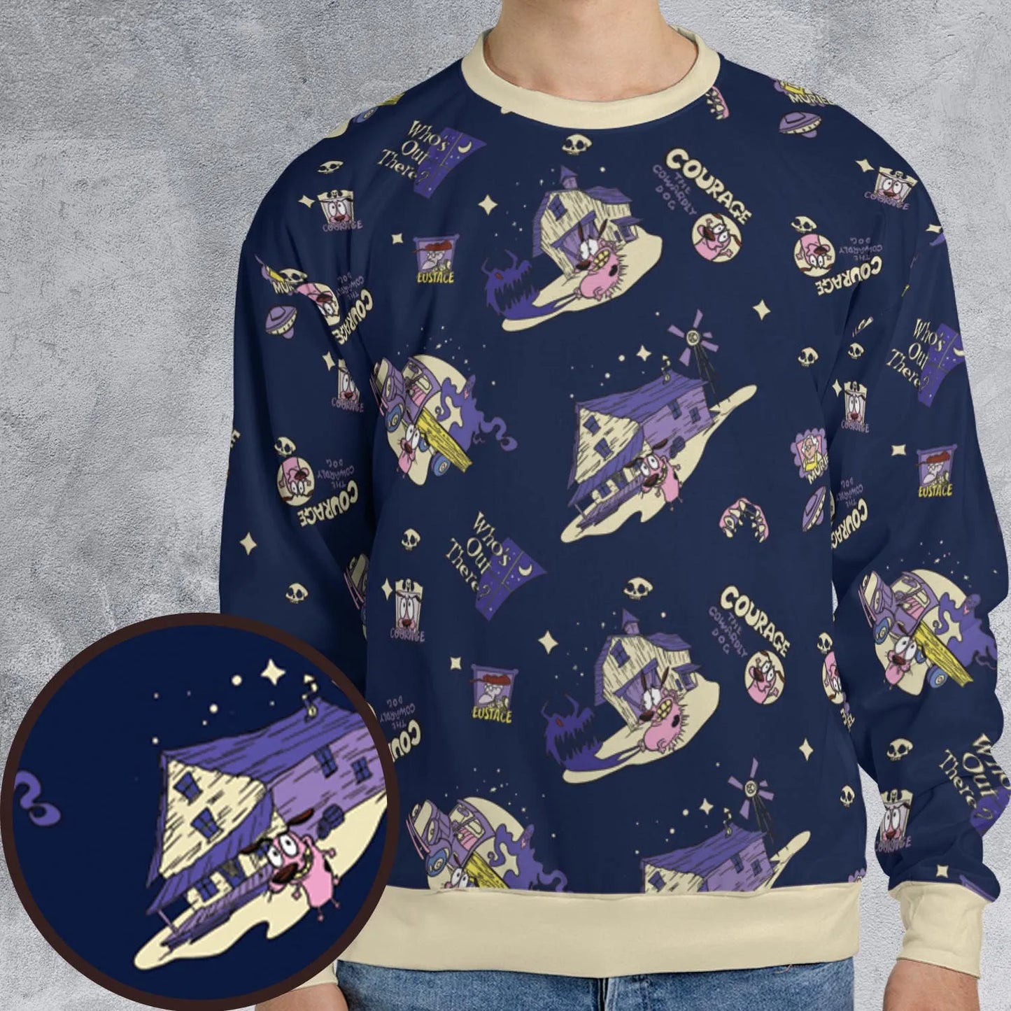 All-over Print Sweatshirt - YRW38TQV