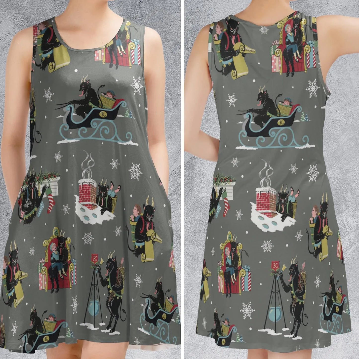 Sleeveless Dress - UYJGPY1K