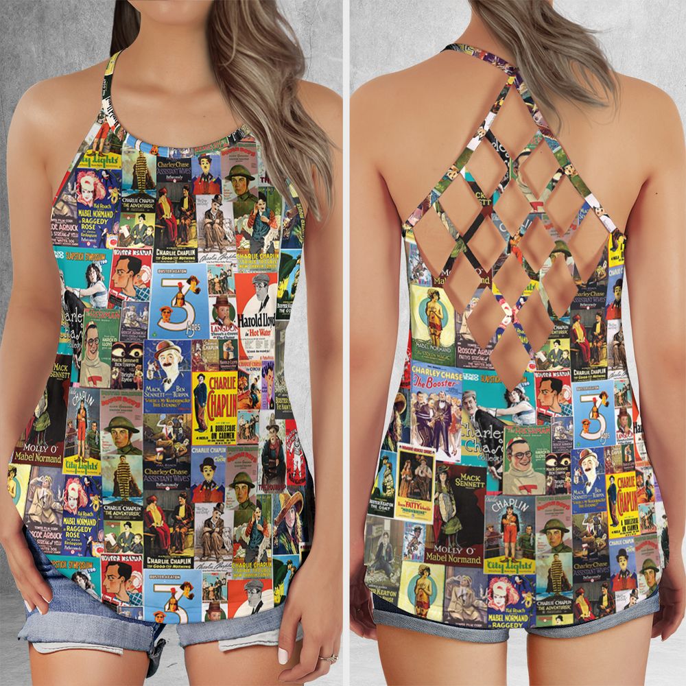 Criss Cross Tank Top - XWZ2H885 -  - 1