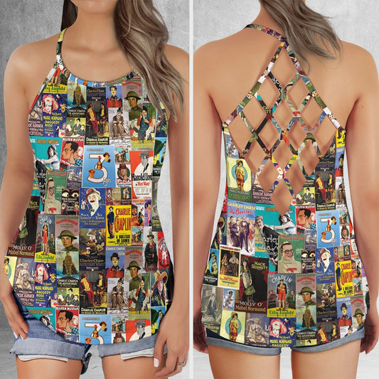 Criss Cross Tank Top - XWZ2H885 -  - 1