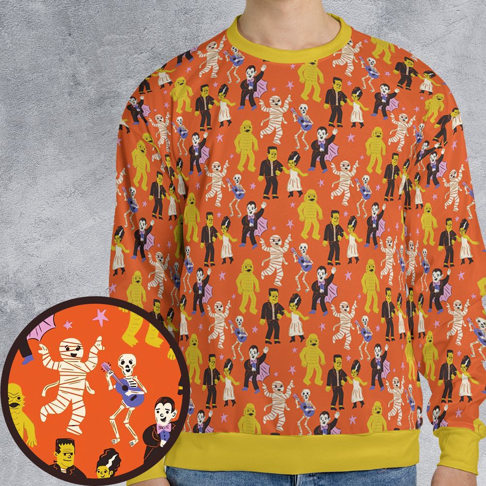 All-over Print Sweatshirt - GQFTQPZ6 -  - 1