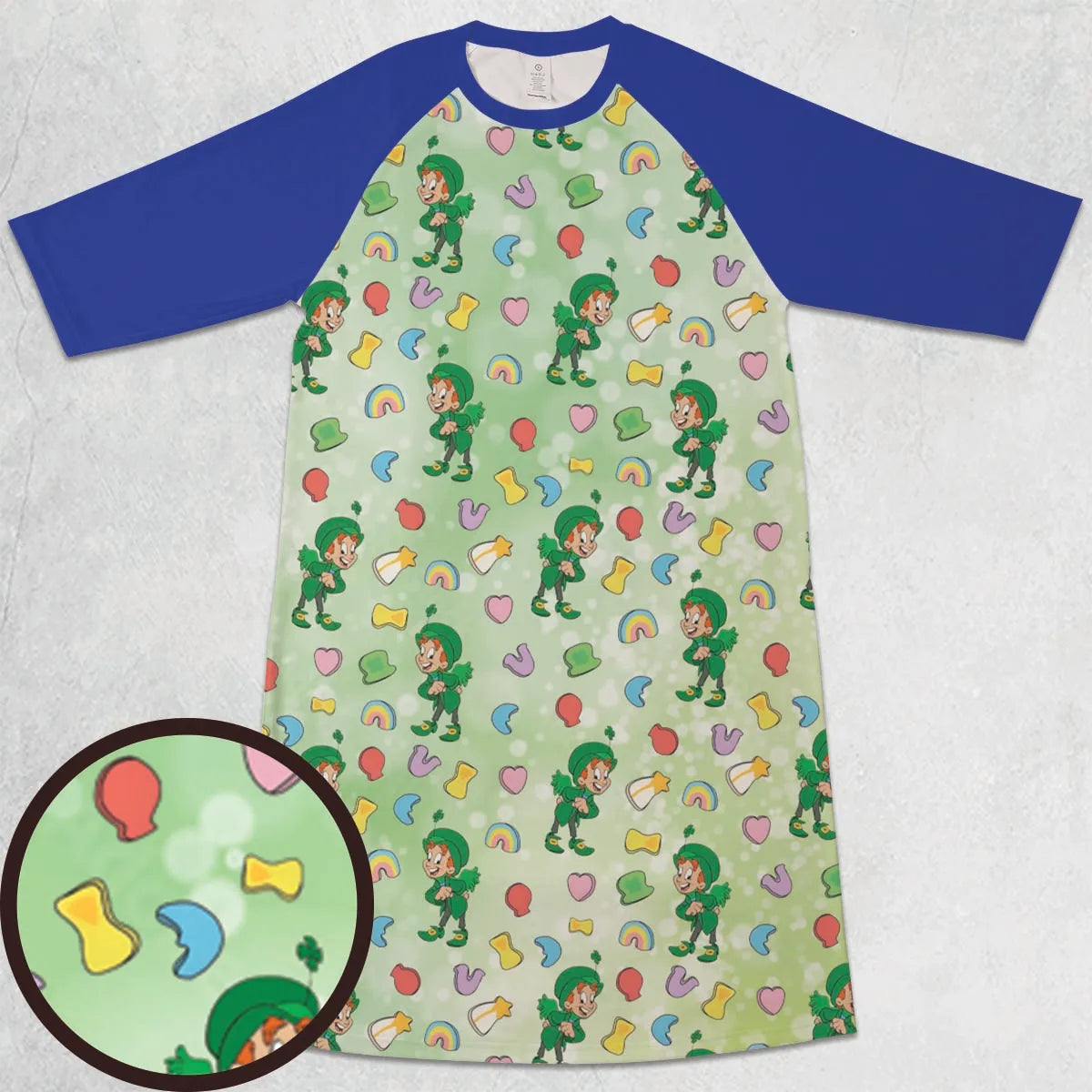 3/4 Sleeve Raglan Dress - V4PX13N5