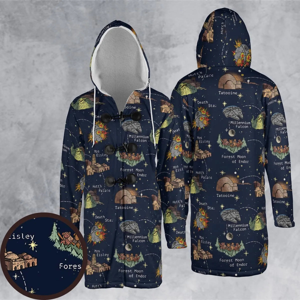 Hooded Cloak Coat - R92TLKXZ